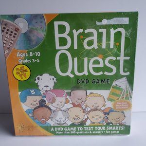 NEW GIFT ALERT* BRAIN QUEST Dvd Game Fun for Kids Holiday Eve Friends Academia